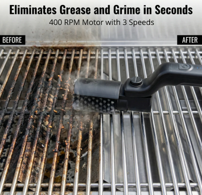 GrillRipper™ Cordless electric grill cleaner