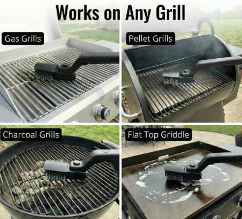 GrillRipper™ Cordless electric grill cleaner
