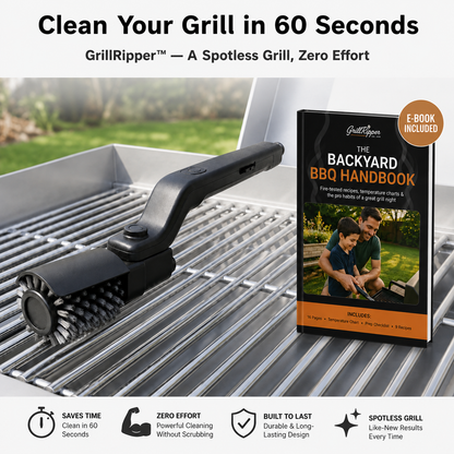 GrillRipper™ Cordless electric grill cleaner